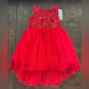 Girls' Sequin Tulle Sleeveless Dress - Cat & Jack XS (4/5)
